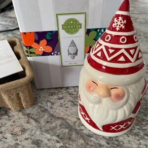 Scentsy Gnome "Be Jolly" Mini Warmer - Original Box, Gently Loved